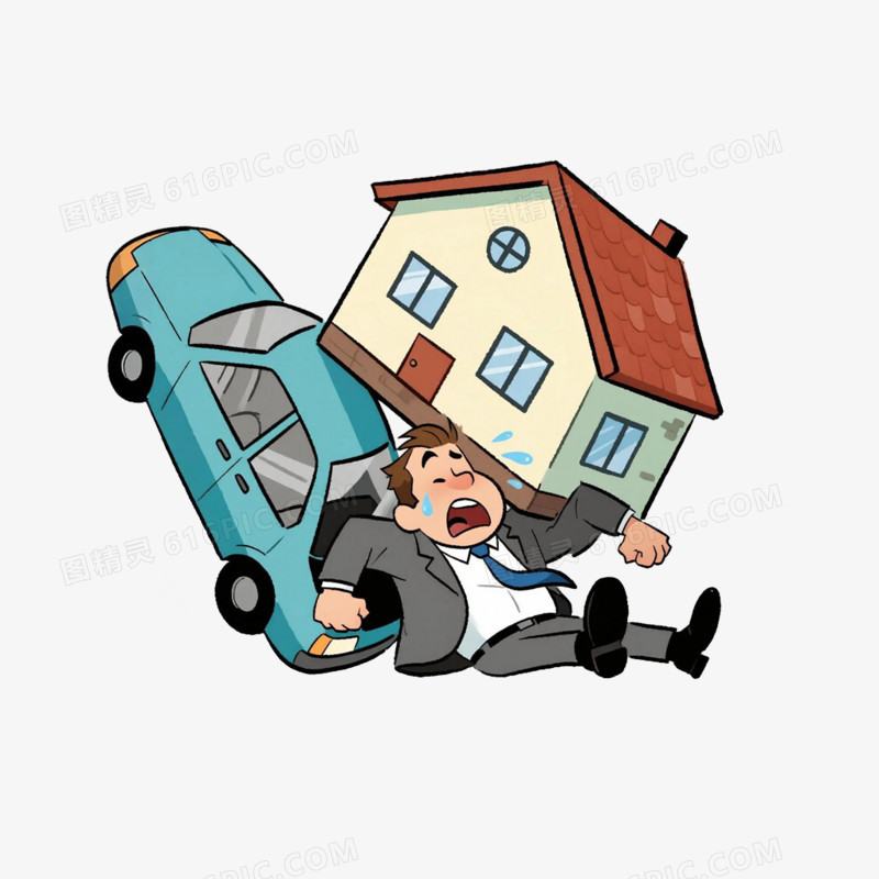 卡通插画风心理健康教育免抠元素