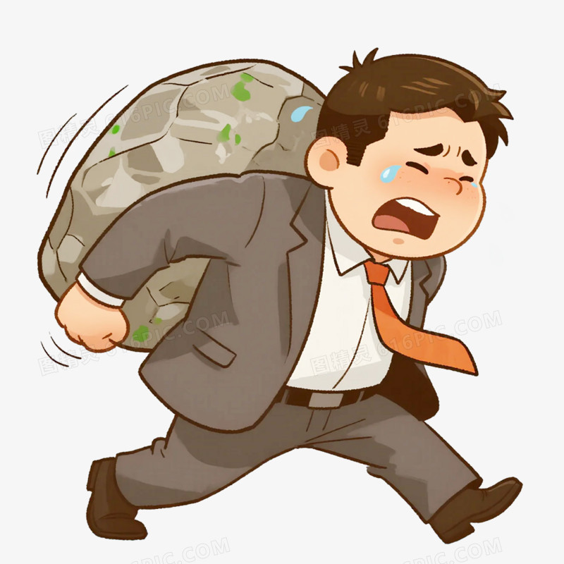 卡通插画风心理健康教育免抠元素