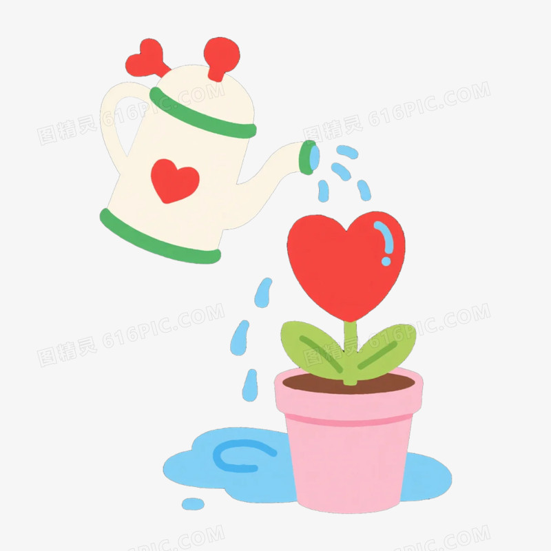 卡通插画风心理健康教育免抠元素