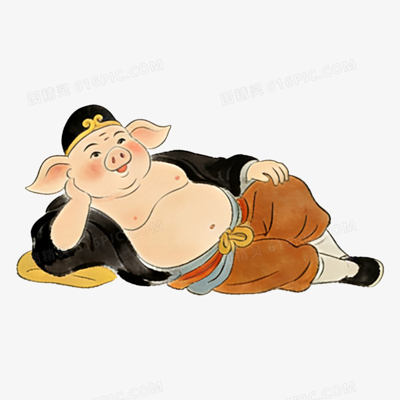 扁平风西游记猪八戒免抠元素