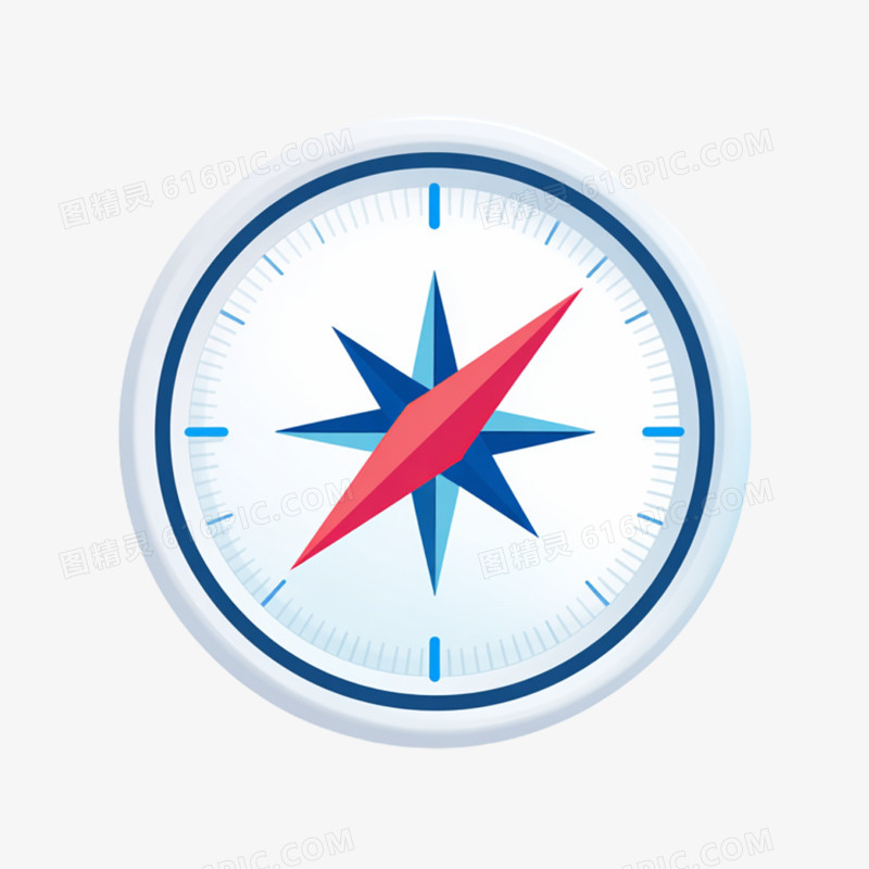 卡通手绘指南针罗盘免抠元素