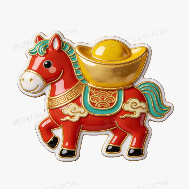 马年文创设计免抠元素