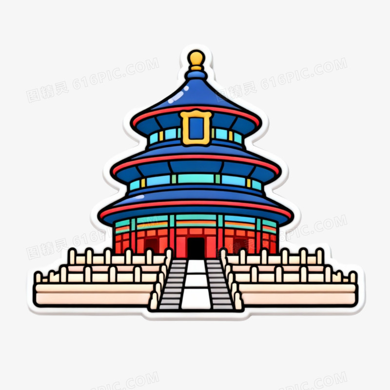 北京天坛文创设计免抠元素