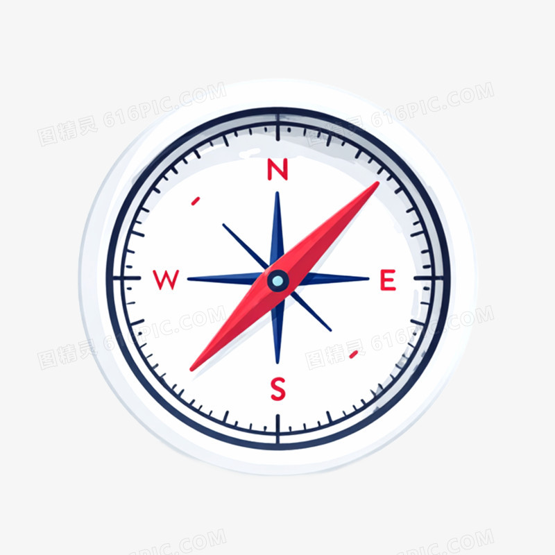 卡通手绘指南针罗盘免抠元素