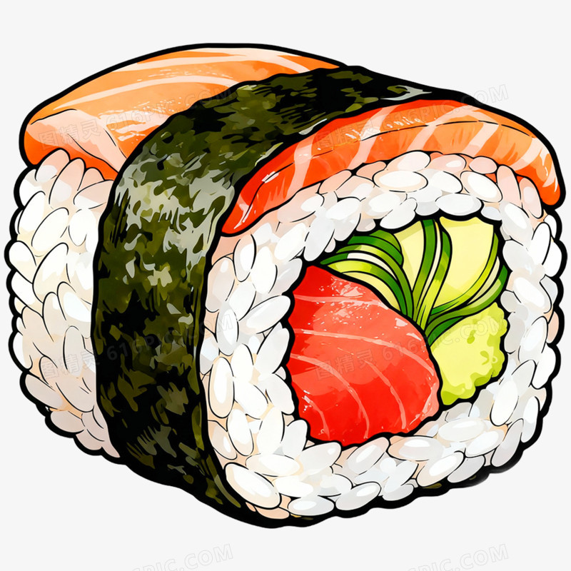 卡通手绘日本文化免抠元素