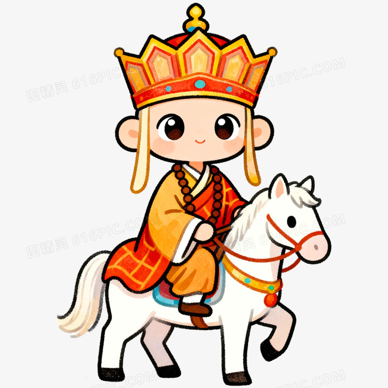 卡通手绘西游记人物免抠元素