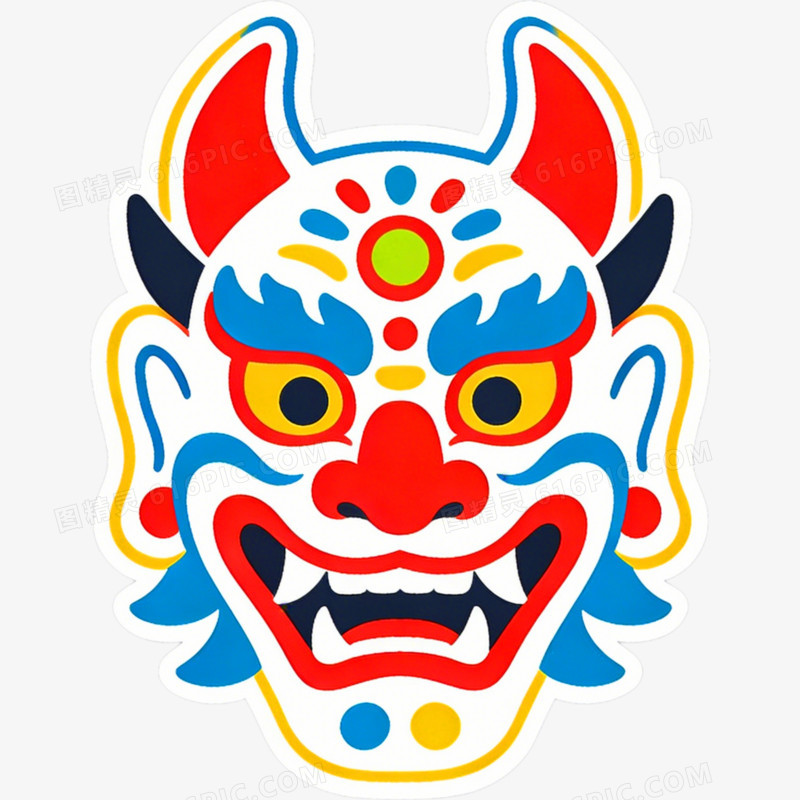 面具日本文化免抠元素图片免费下载_PNG素材_编号1yqi6mdr4_图精灵