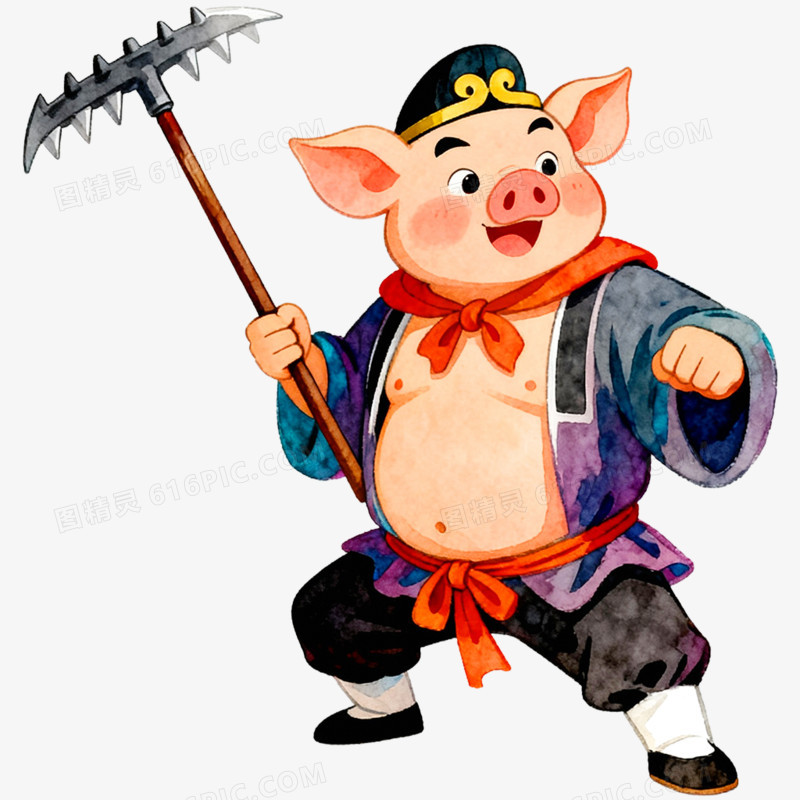 卡通手绘西游记人物免抠元素