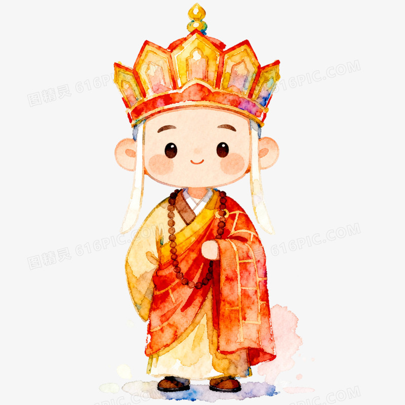 卡通手绘西游记人物免抠元素