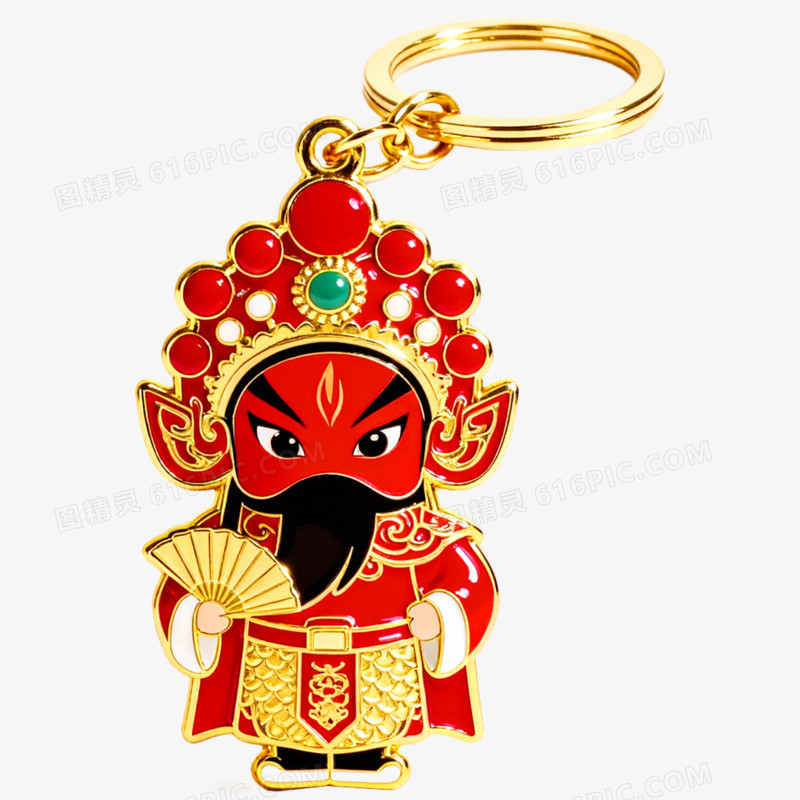 创意文创产品钥匙扣免抠元素