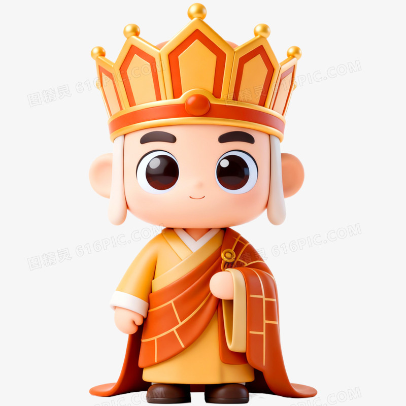 3D立体西游记人物免抠元素