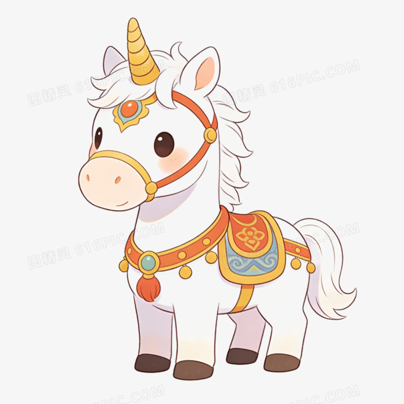 西游记白马免抠元素