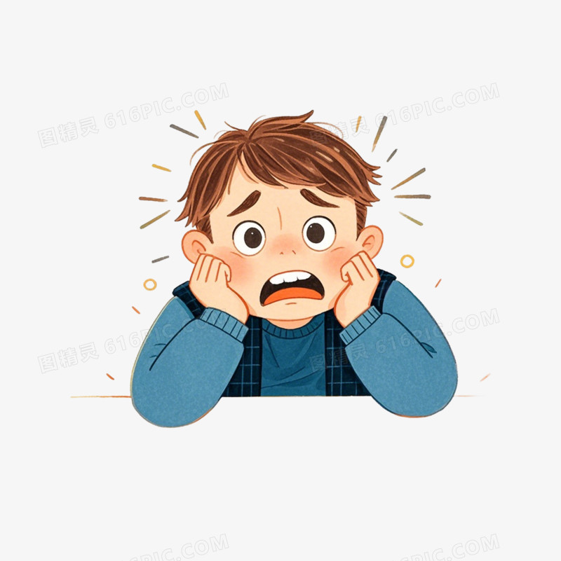 卡通心理健康免抠元素