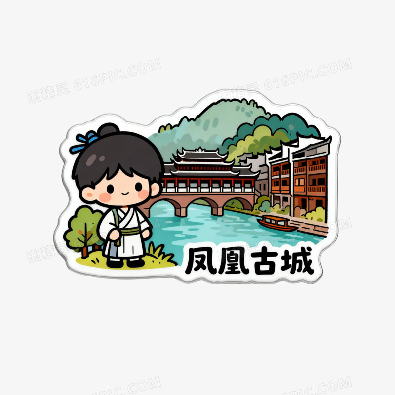 景点文创设计免抠元素