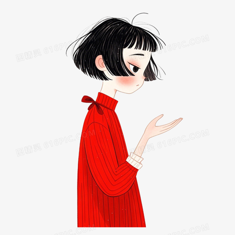 彩色卡通心理健康免抠元素