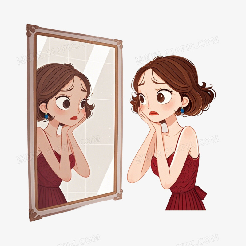 卡通心理健康免抠元素