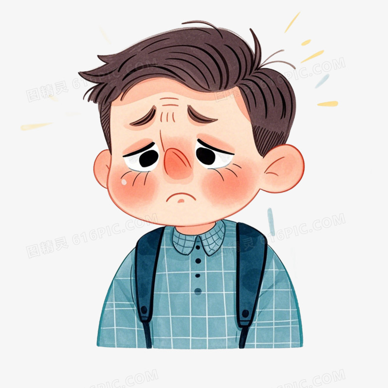 卡通心理健康免抠元素