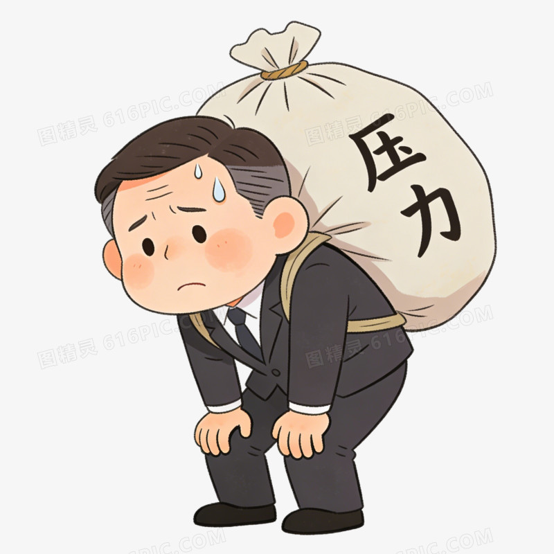 彩色卡通心理健康免抠元素