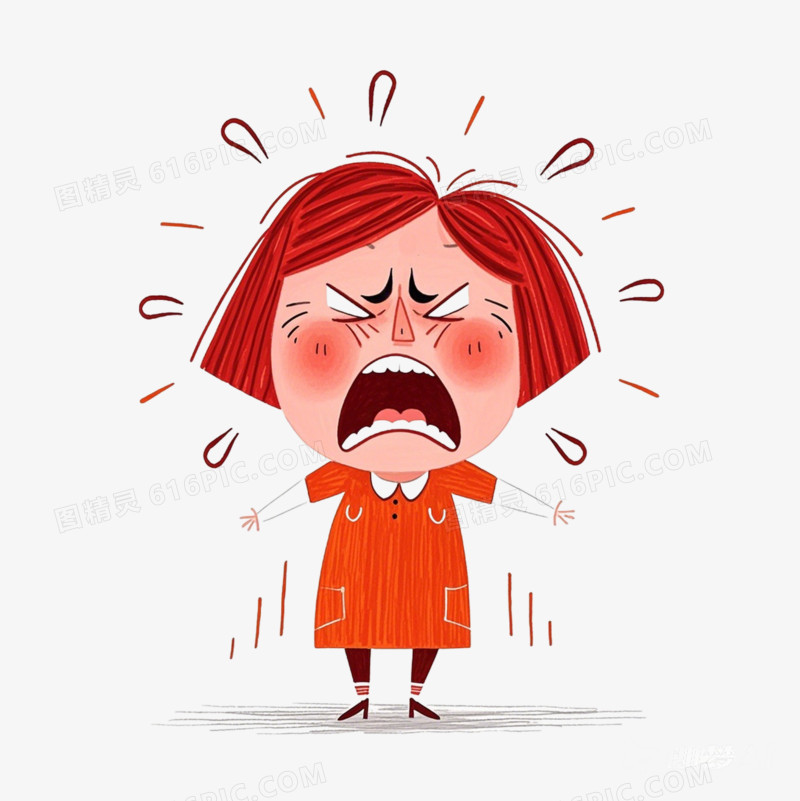 彩色卡通心理健康免抠元素