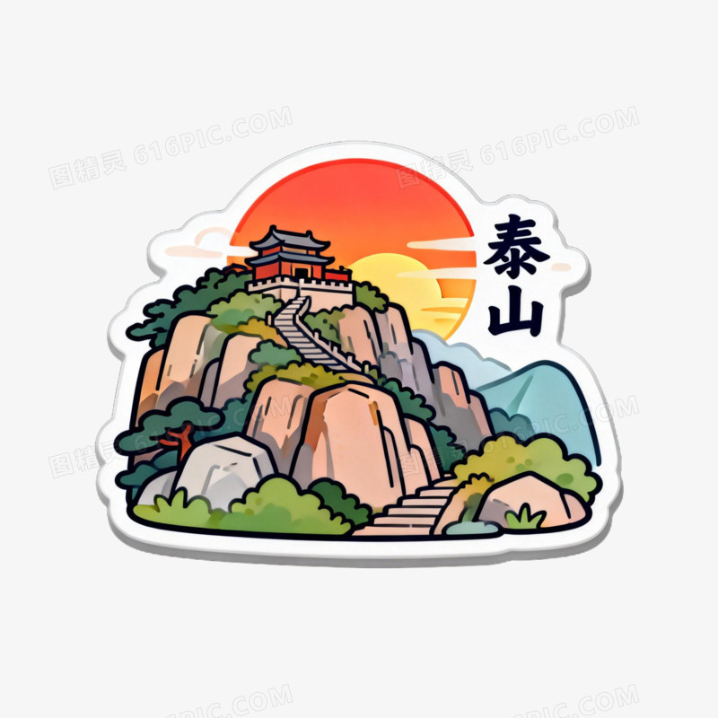 景点文创设计免抠元素