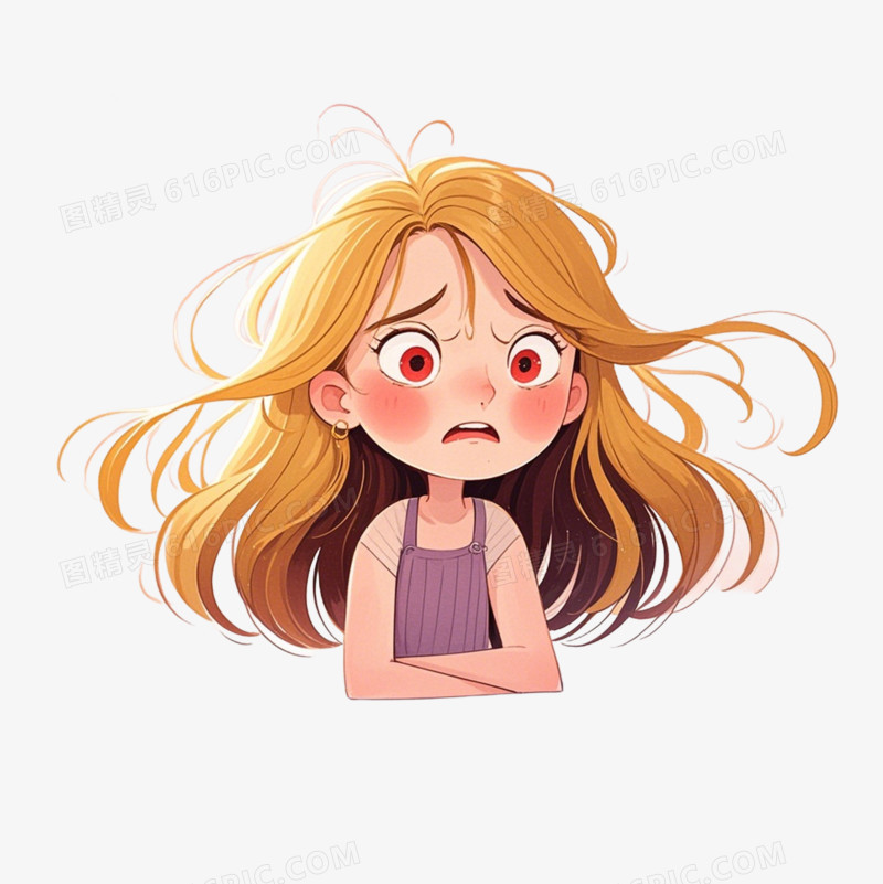 彩色卡通心理健康免抠元素