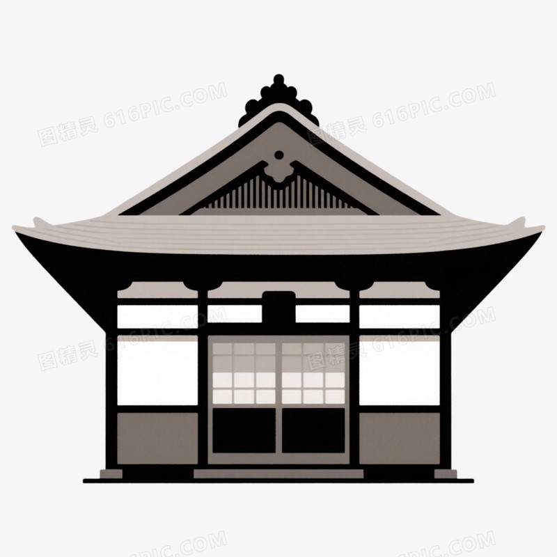 插画风格日本元素免抠元素