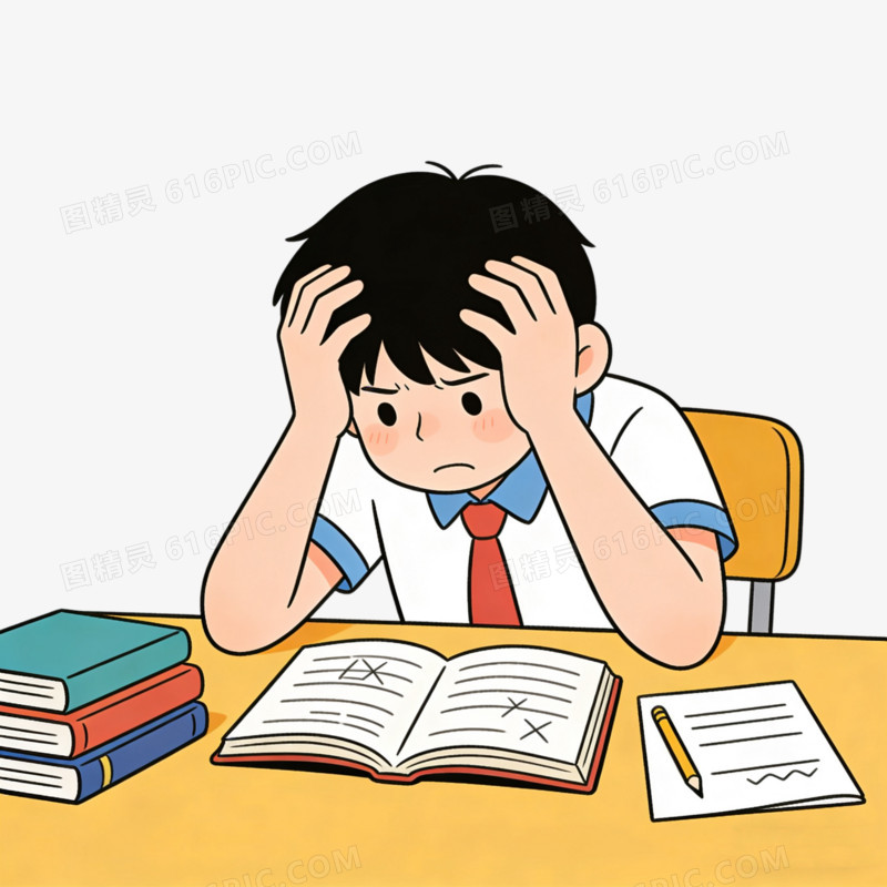 卡通手绘心理健康免抠元素