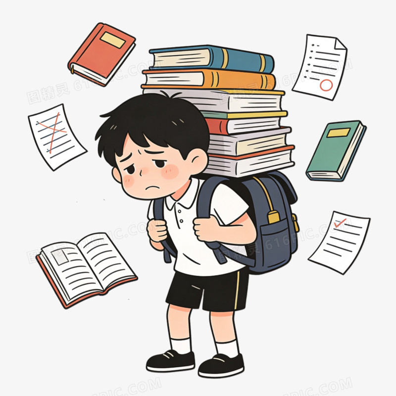 卡通手绘心理健康免抠元素