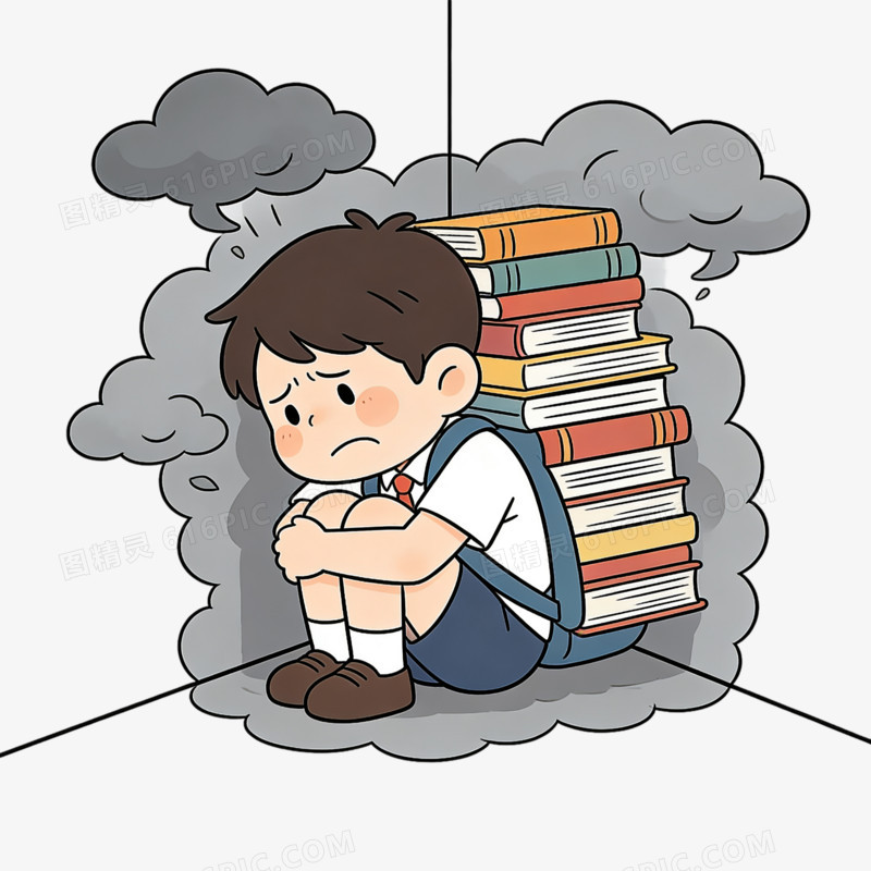 卡通手绘心理健康免抠元素