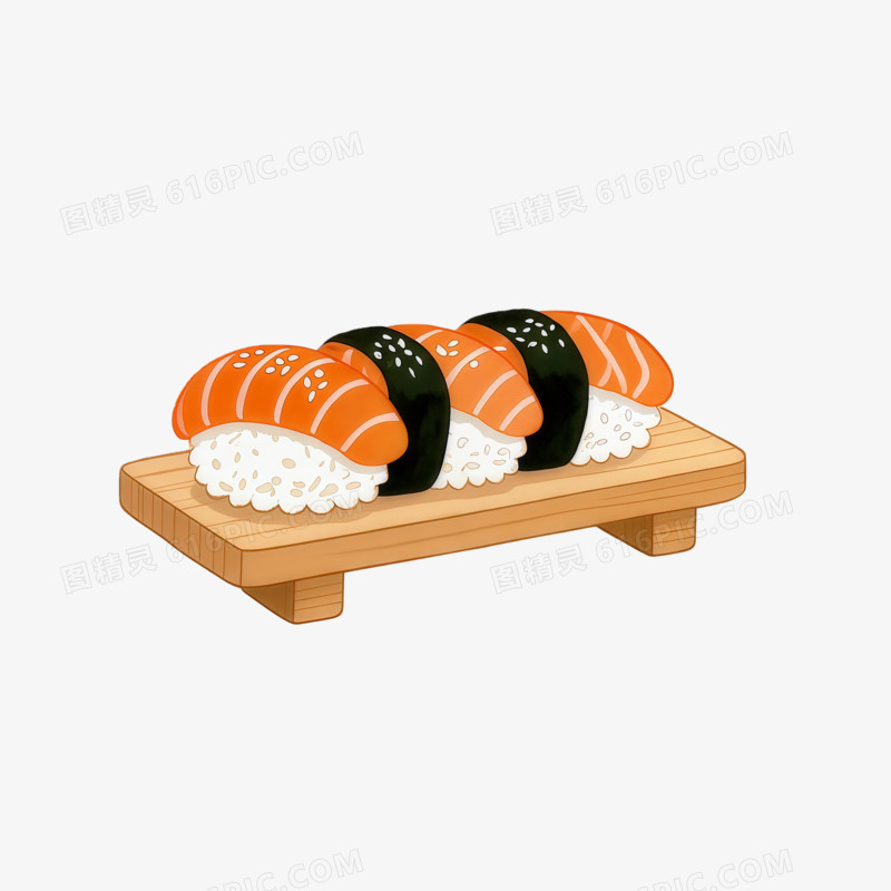 日系生鱼片ai免抠元素