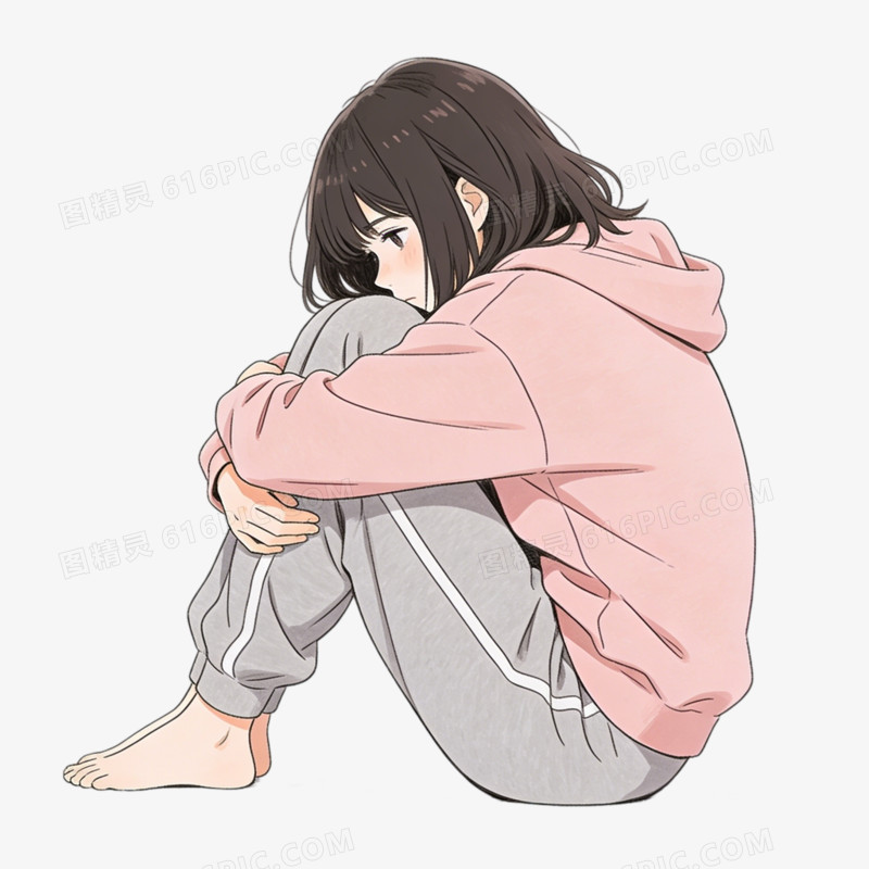 插画风心理健康免抠元素