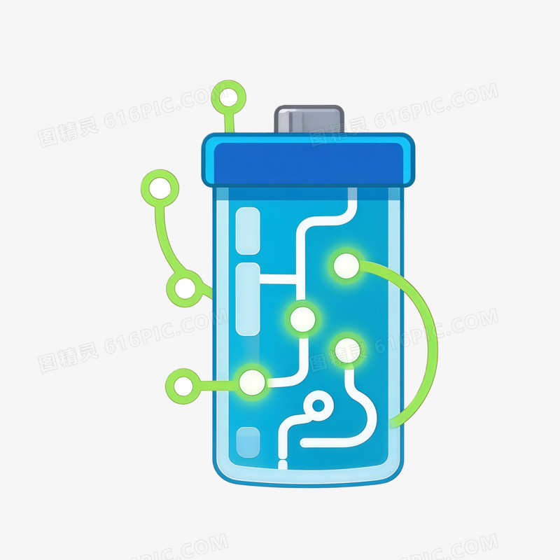 新能源电池图标ai免抠元素