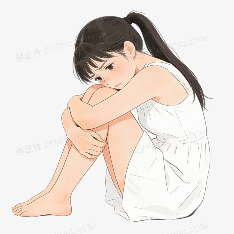 插画风心理健康免抠元素