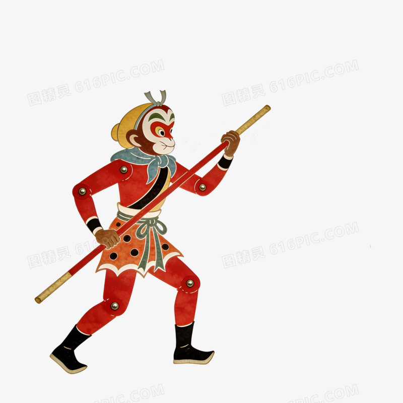 西游记皮画孙悟空ai免抠元素