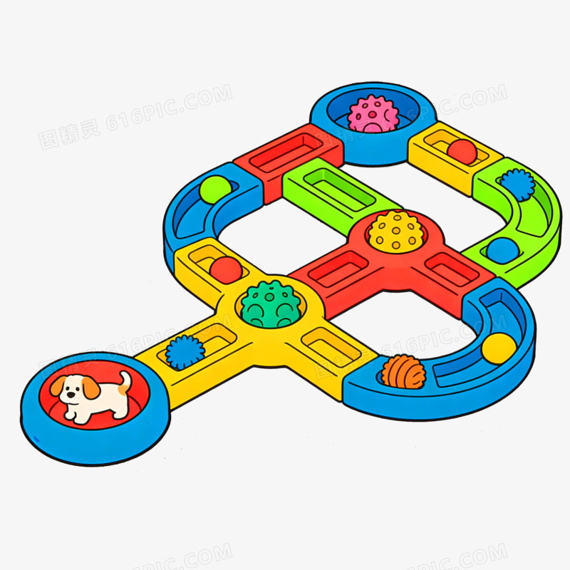 孩子益智游戏免抠元素