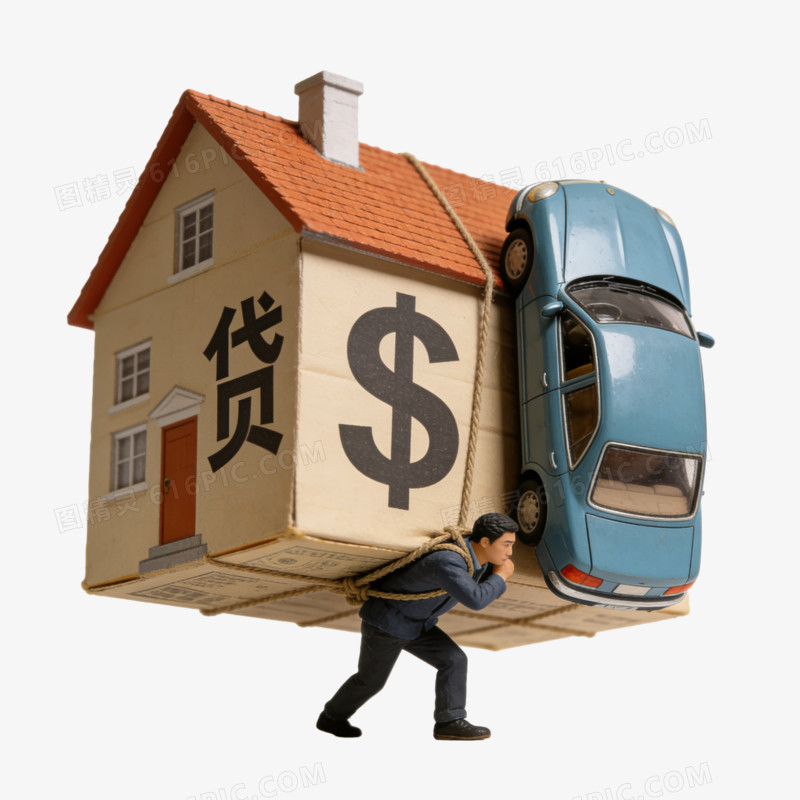 压力山大形象ai免抠元素