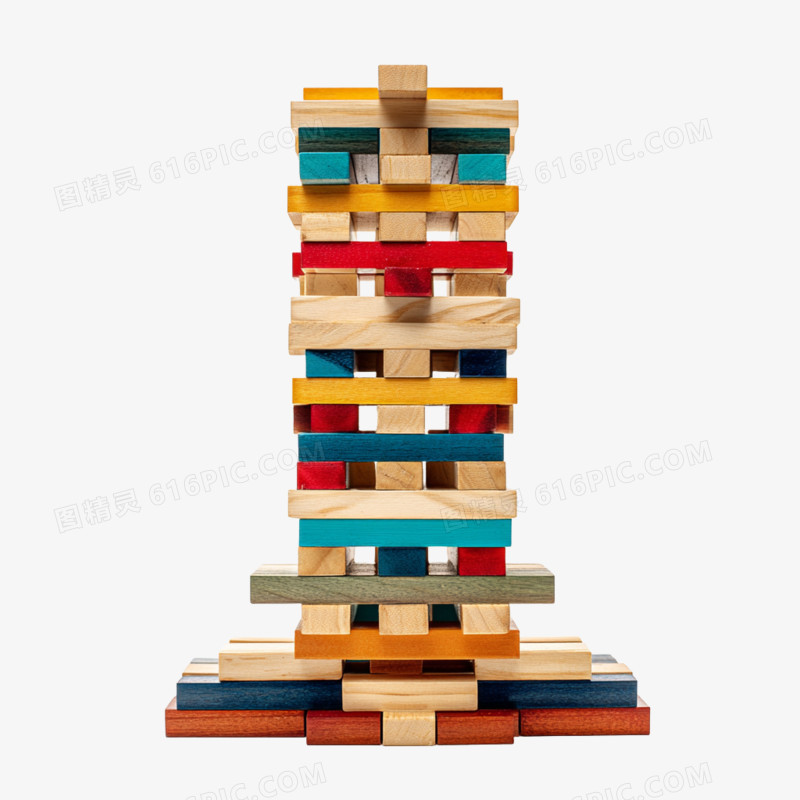 实拍百变平衡叠叠高免抠元素