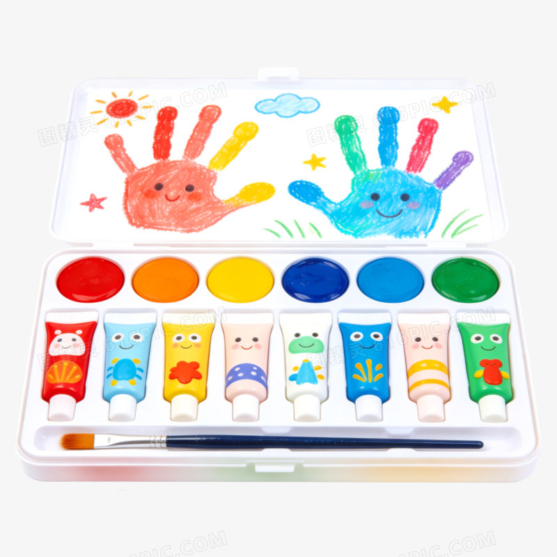 卡通手绘风儿童益智类玩具免抠元素