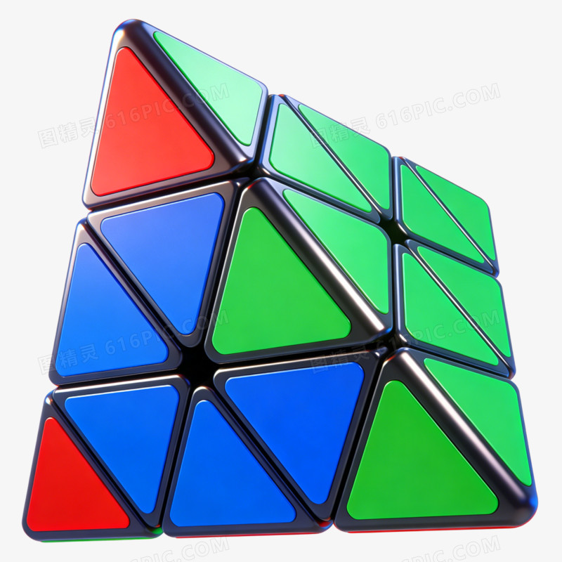 3d插画风格益智玩具积木免抠元素