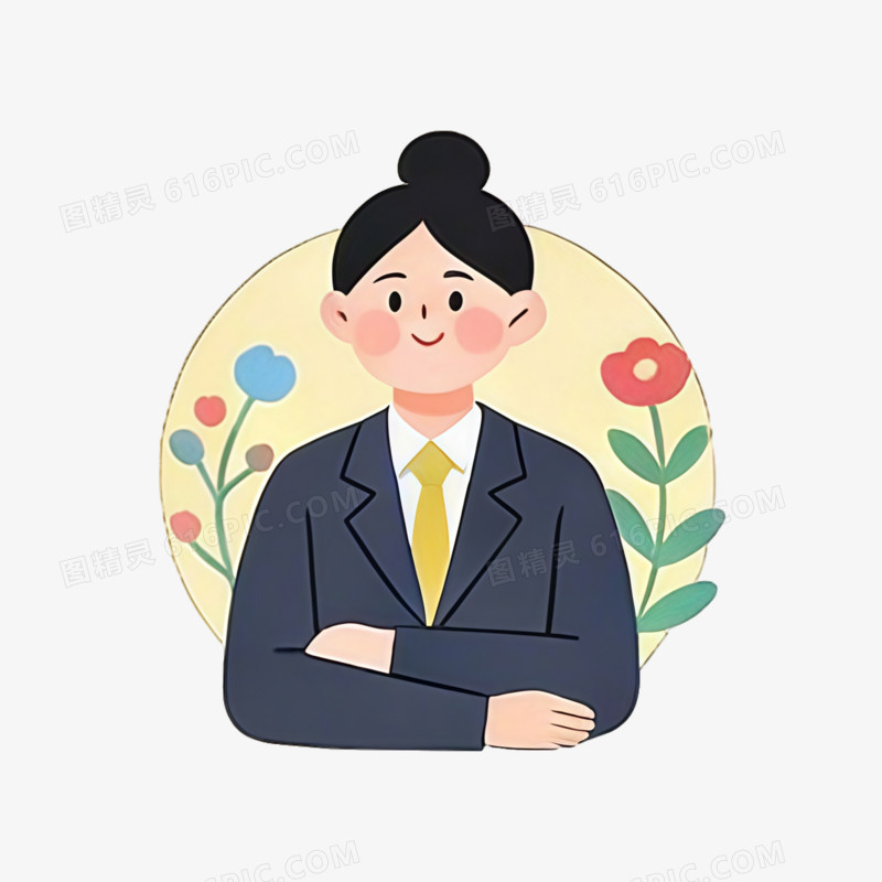 妇女节女王节女神节职业经理人ai免抠元素