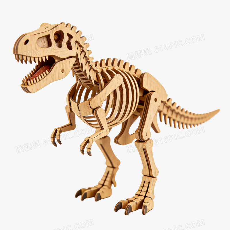 儿童益智玩具恐龙积木插图ai免抠元素