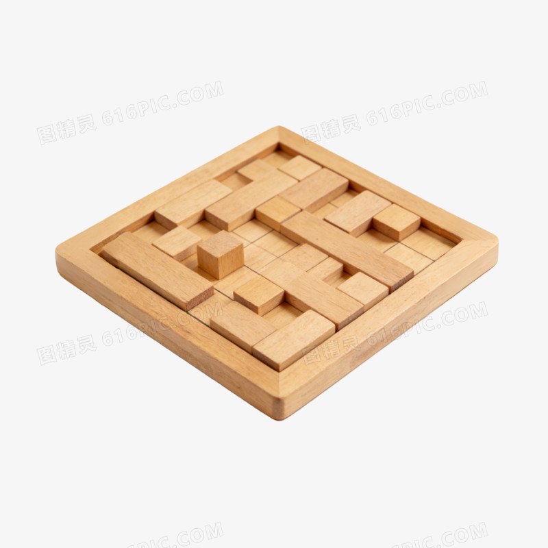 儿童益智玩具木方积木ai免抠元素