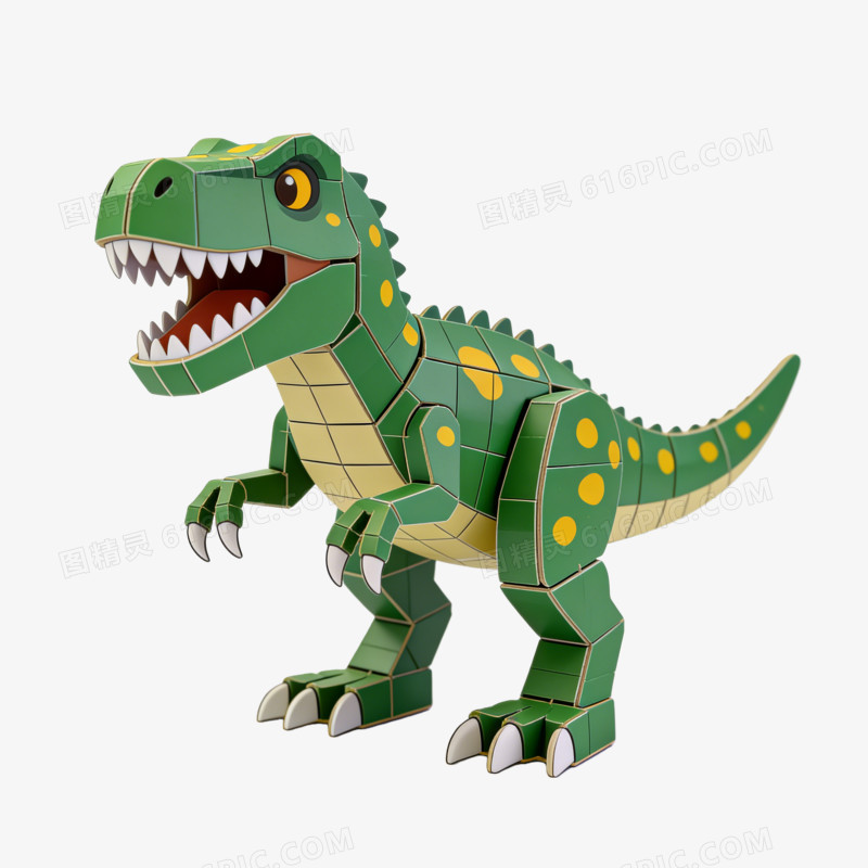 儿童益智玩具卡通恐龙ai免抠元素