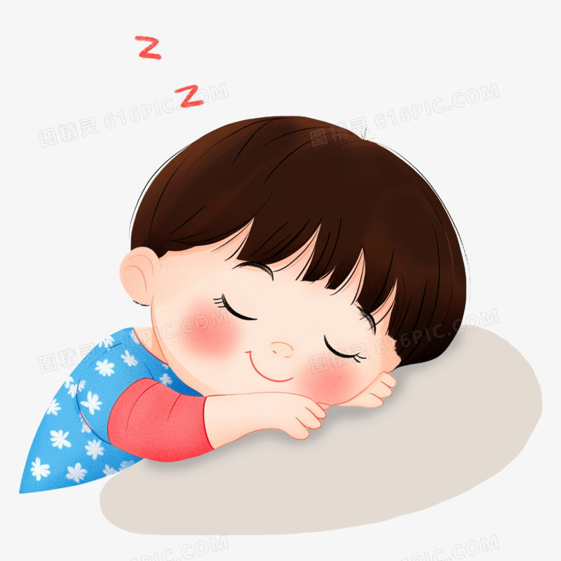 卡通手绘睡眠睡觉免抠元素