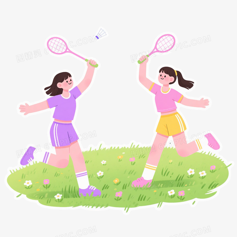 卡通手绘春天立春免抠元素