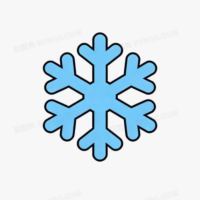 矢量天气气象图标大雪免抠元素