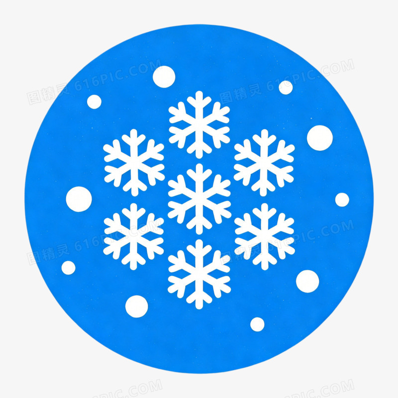 雪天天气图标免抠元素