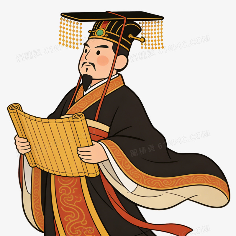 汉朝官员大官ai免抠元素