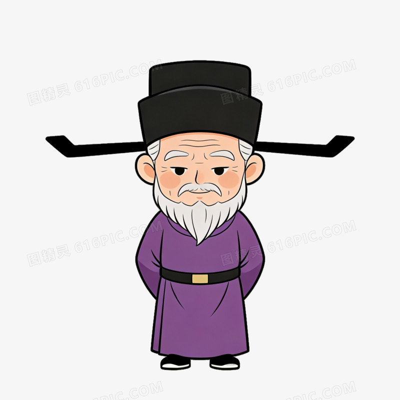 明朝官员官吏ai免抠元素