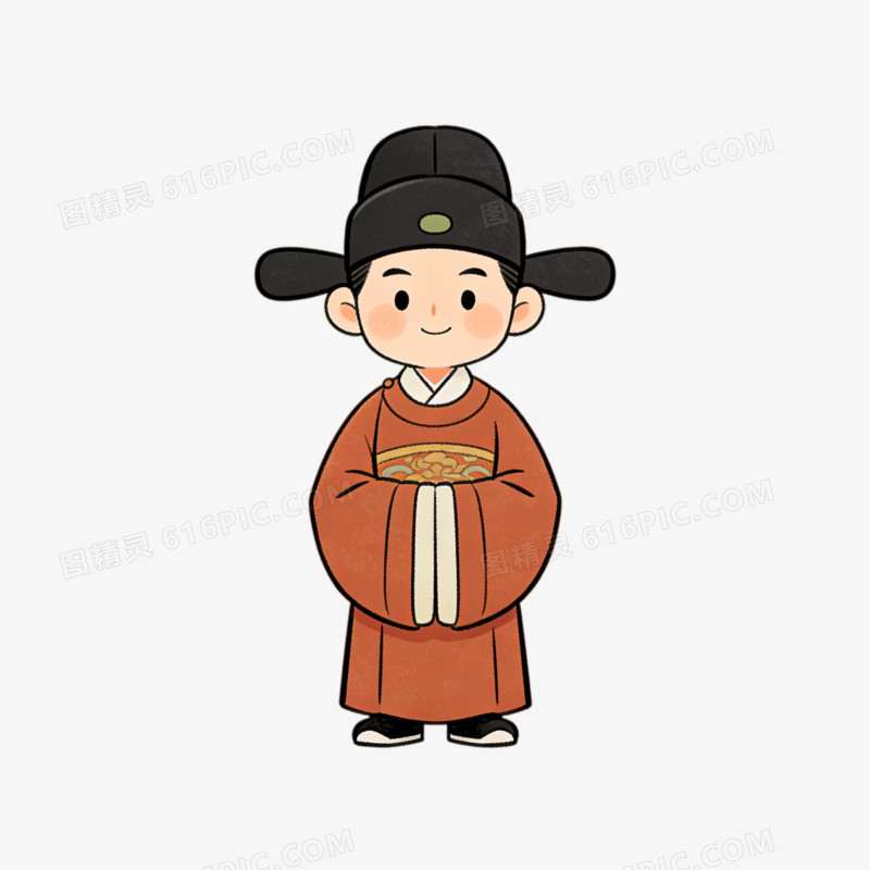 宋朝的官员ai免抠元素